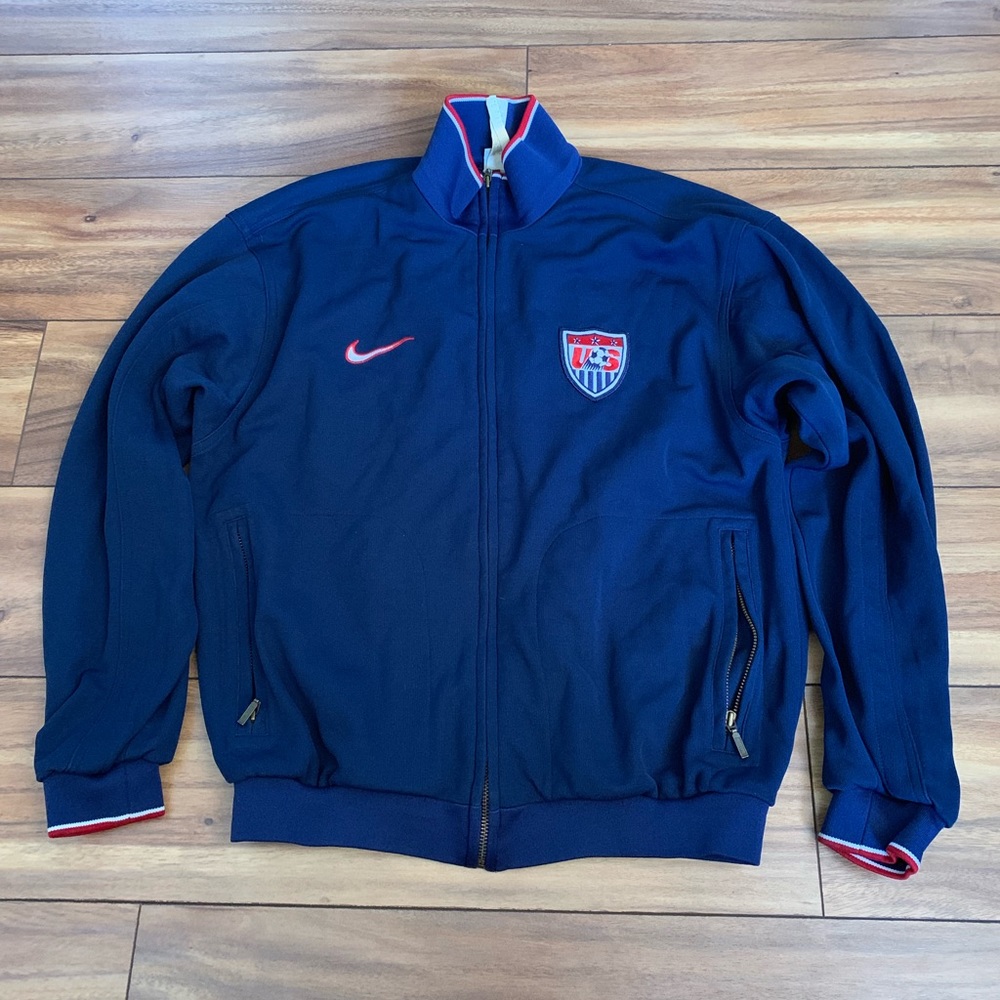 Vintage Nike USA soccer zip up rare